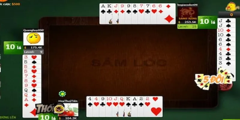 Những điều luật quan trọng khi chơi Sâm Lốc