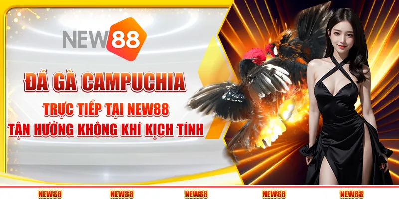 Đá gà Campuchia trực tiếp tại New88 – Tận hưởng không khí kịch tính