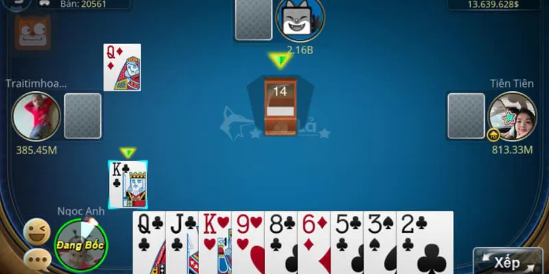 Kỹ thuật sắp xếp bài hiệu quả trong Phỏm