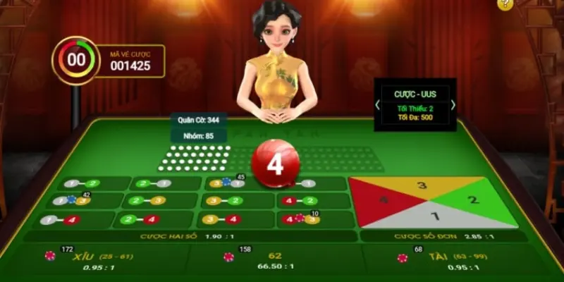 Các loại cược trong cách chơi Fantan cho người mới