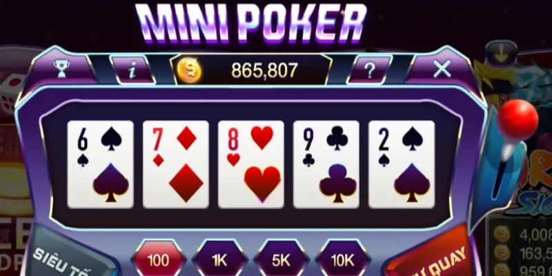 Làm chủ quy tắc chơi Mini Poker