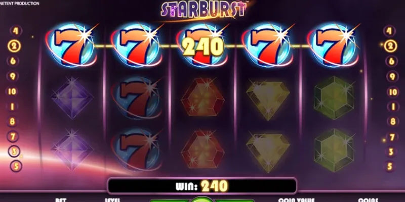 Bật mí kinh nghiệm chơi Starburst trúng lớn 