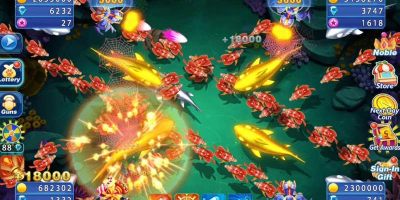 Chiến thuật săn được nhiều cá trong bắn cá Fishing Hunter