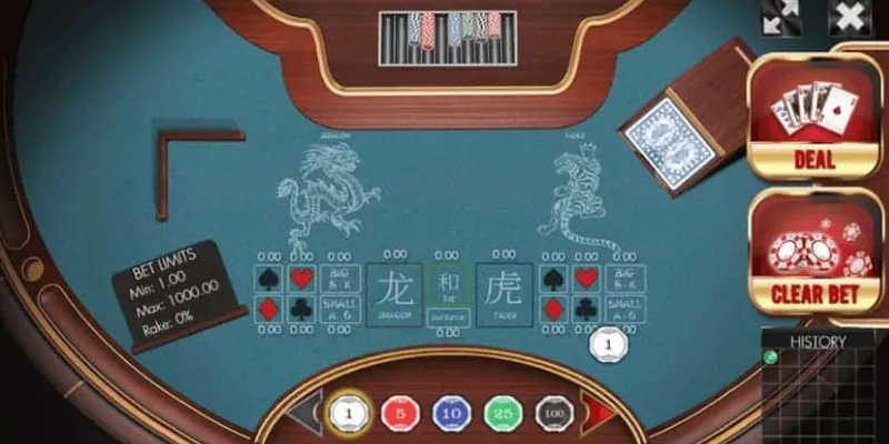 Tìm hiểu những loại cược trong game Rồng Hổ