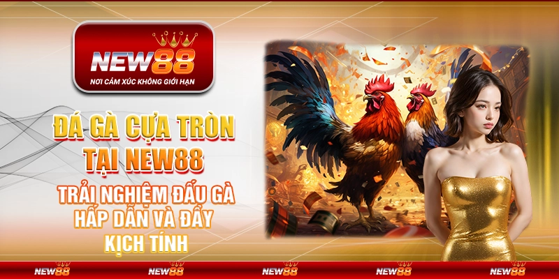 Đá gà cựa tròn tại New88 – trải nghiệm đấu gà hấp dẫn và đầy kịch tính