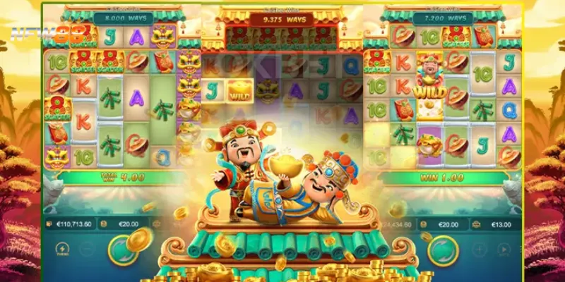 Danh sách biểu tượng và mức trả thưởng trong Caishen Wins